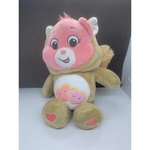 2021 Care Bear Unlock The Magic Love Plush Removable Hood 12" Squirrel suit